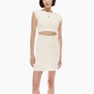 NWOT XS Aritzia Wilfred Free Cut-out Mini Dress
